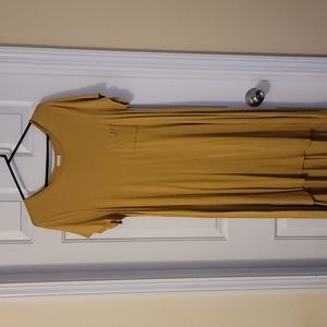 Lularoe Carly mustard M